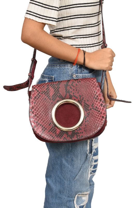 Emilio Pucci Small Janis Python Crossbody Bag