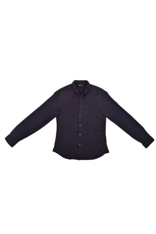 EMPORIO ARMANI BLUE LOGO SHIRT