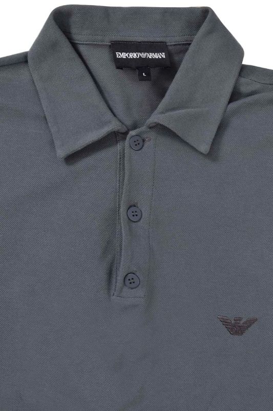Emporio Armani Grey Polo Tshirt