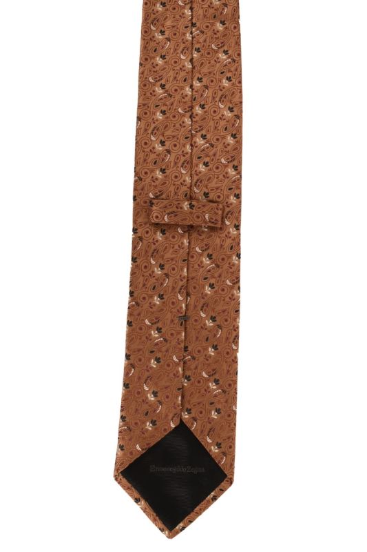 ERMENEGILDO ZEGNA EMBROIDERED TIE