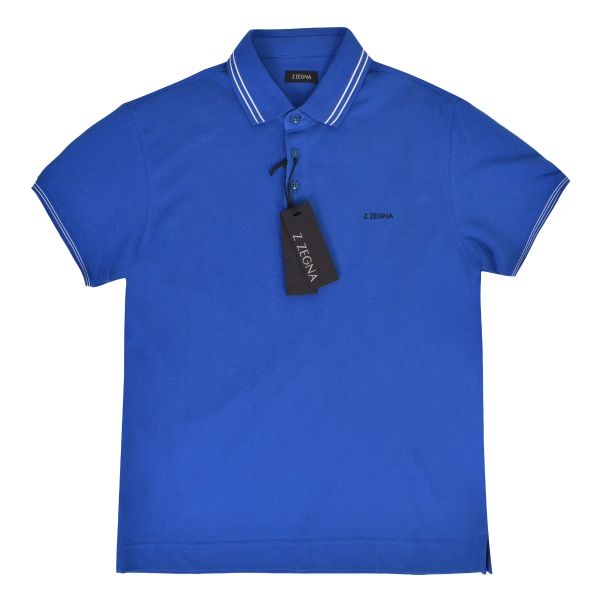 ERMENEGILDO ZEGNA STRIPED POLO T-SHIRT