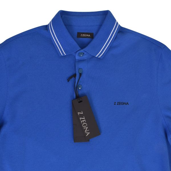 ERMENEGILDO ZEGNA STRIPED POLO T-SHIRT