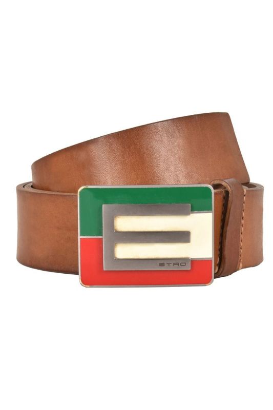 ETRO E LOGO BUCKLE BELT