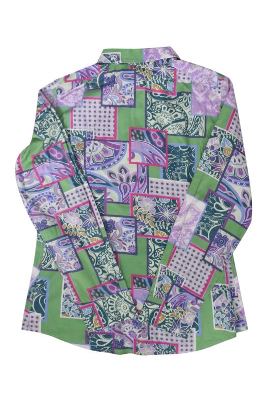 Etro Milano Aztec Patchwork Printed Shirt
