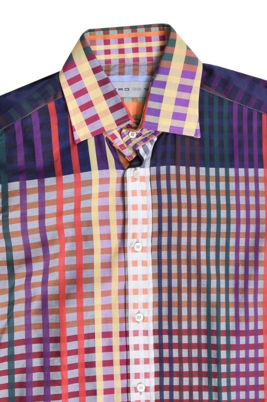 Etro Milano Multi-colored Pattern Shirt