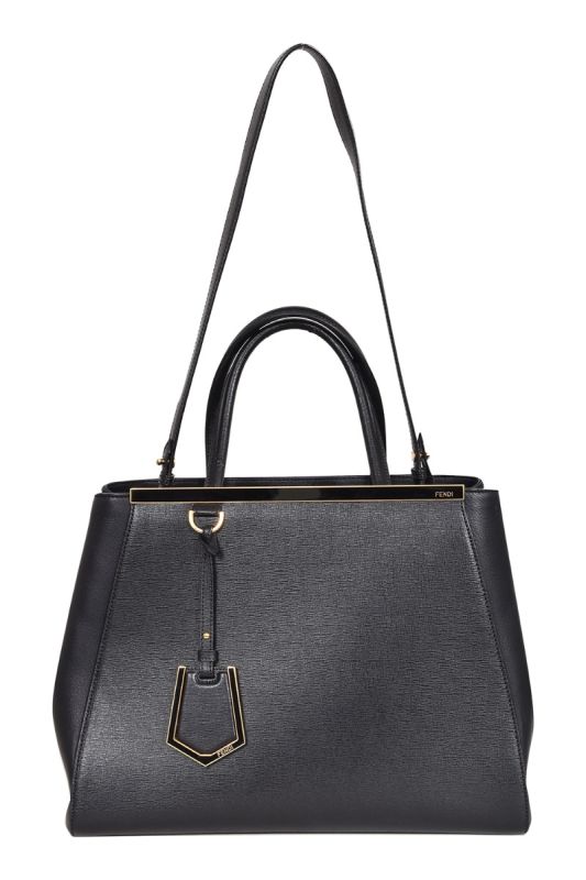 Fendi 2Jours Black Tote Bag