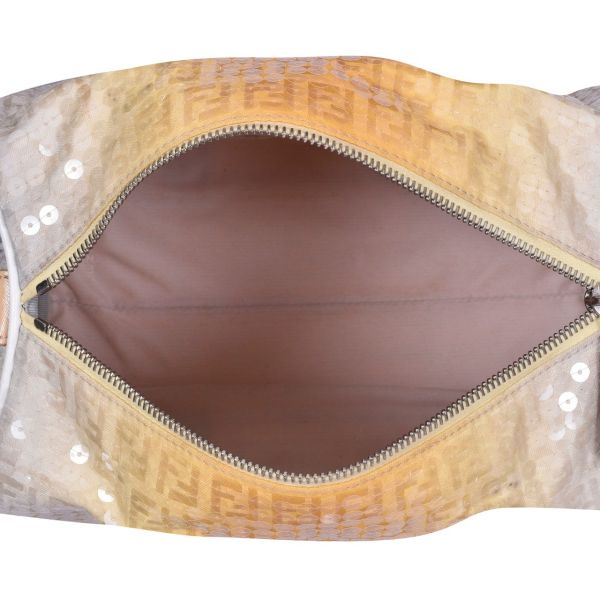 FENDI BOSTON SEQUIN EMBELLISHED ZUCCHINO
