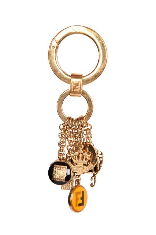 FENDI FF CHARMS KEYCHAIN