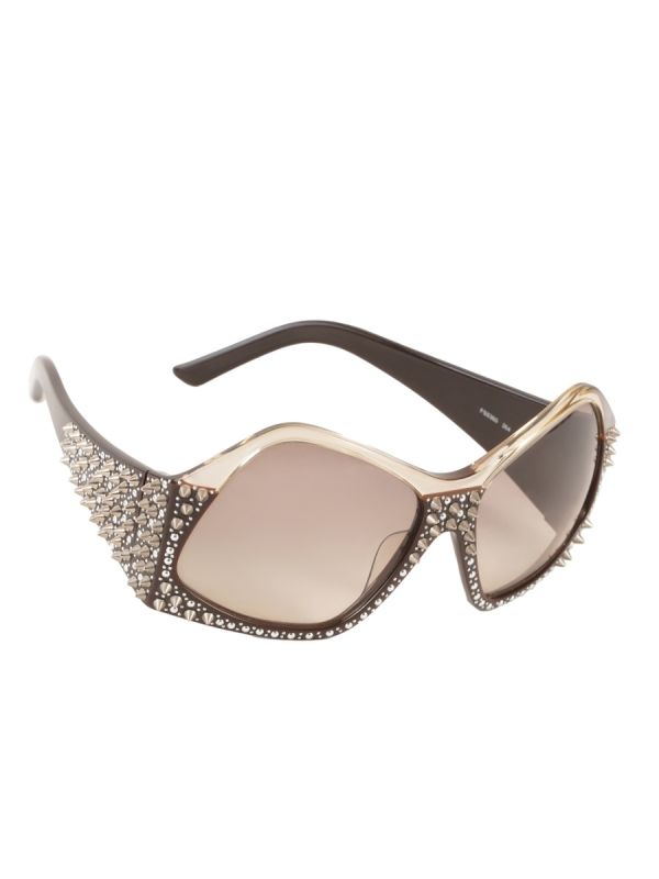 Fendi FS5341R Limited Edition Studded Sunglasses