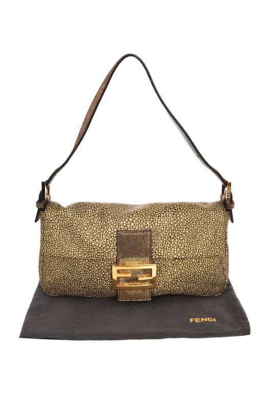 FENDI GOLD CLASSIC BAGUETTE BAG