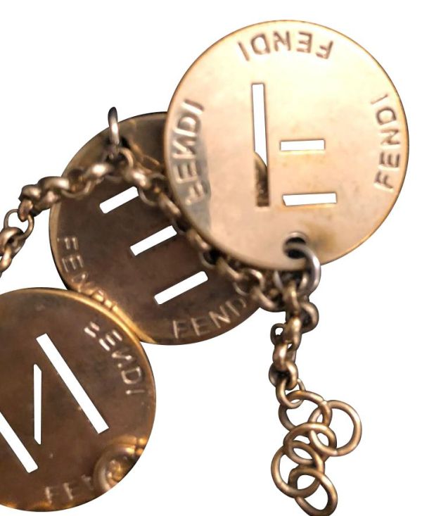 FENDI GOLDEN CHARMS BRACELET