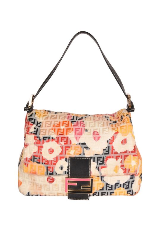 FENDI MAMA BUCKET MONOGRAM SHOULDER BAG