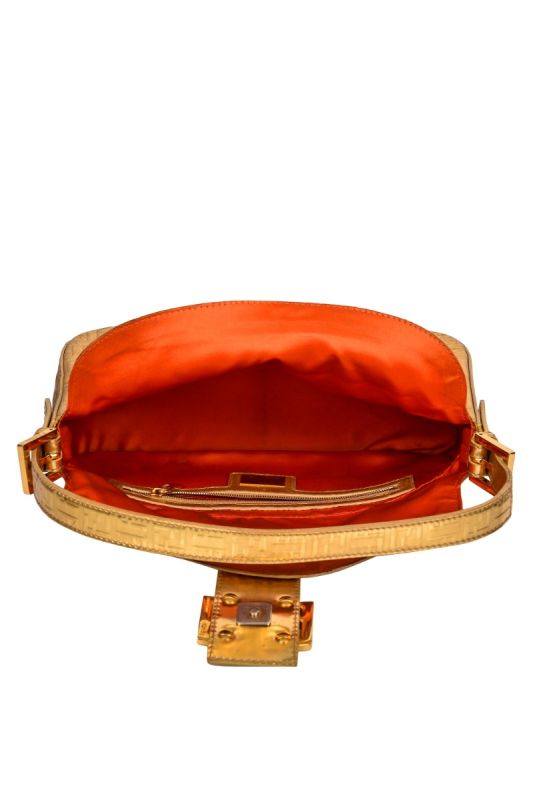 FENDI METALLIC MAMA BAGUETTE BAG