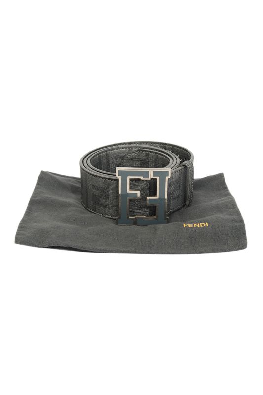 Fendi Monogram FF Enamel Buckle Belt