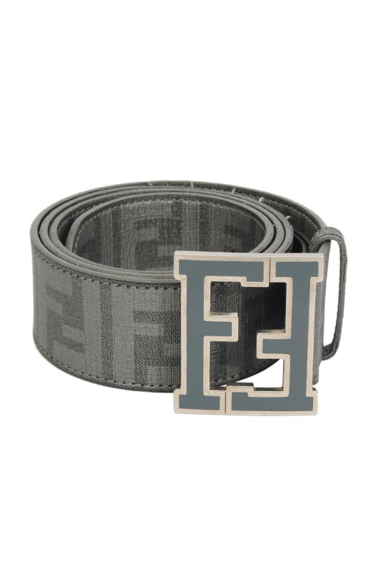 Fendi Monogram FF Enamel Buckle Belt