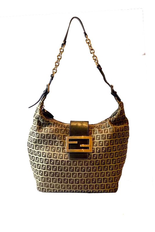 FENDI MONOGRAM HOBO BAG