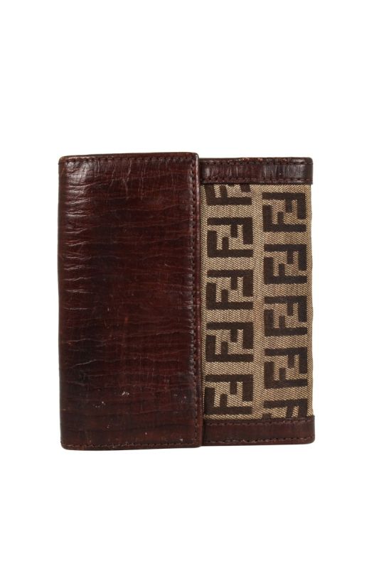 FENDI MONOGRAM ZUCCHINO PATTERN WALLET