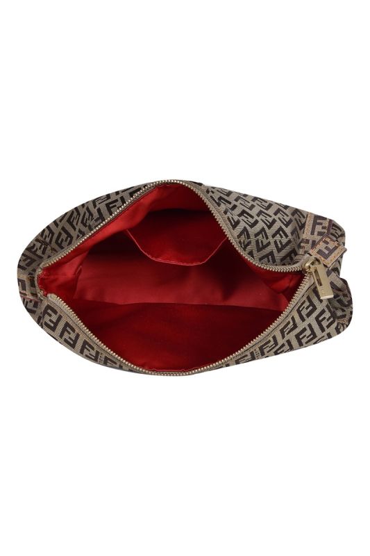 Fendi Monogram Zucchino Shoulder Bag