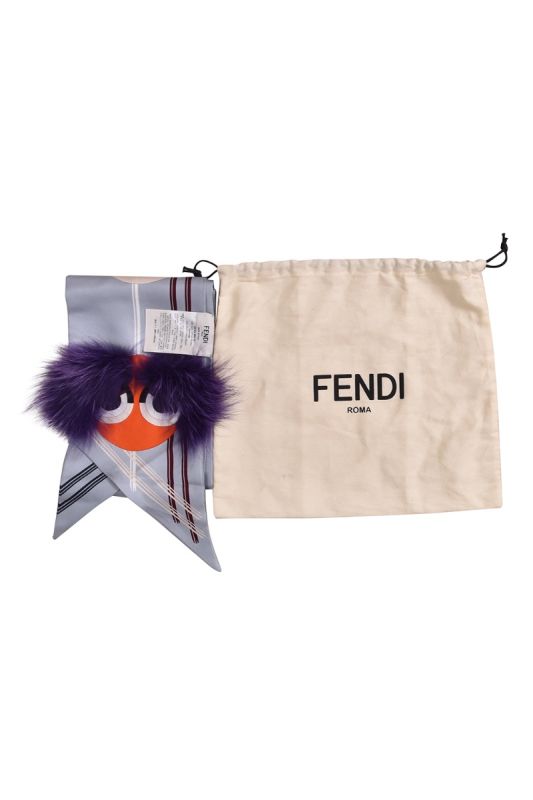 Fendi Monster Charm Twilly