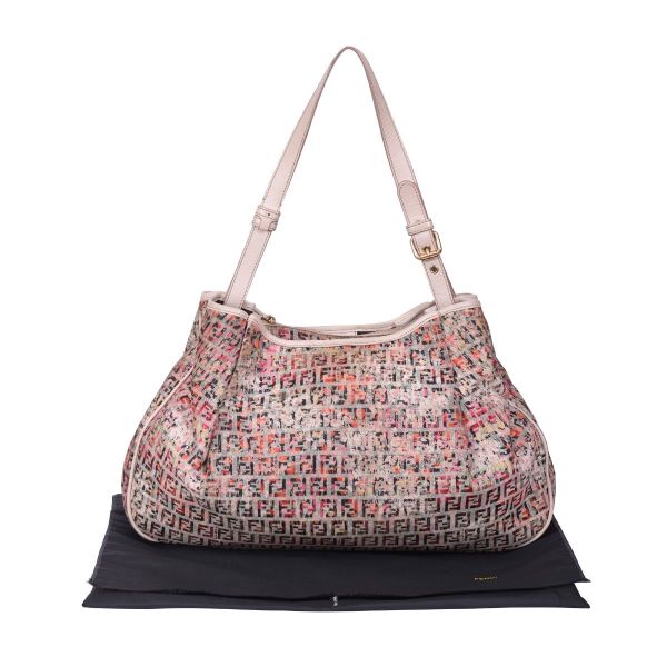 FENDI MULTI COLOR FOREVER FLORAL BAG