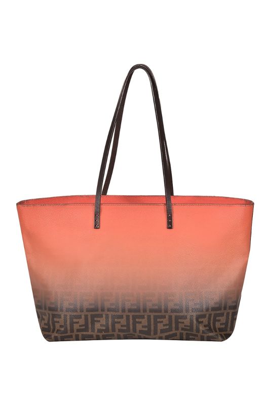 Fendi Ombre Zucca Canvas Tote Bag