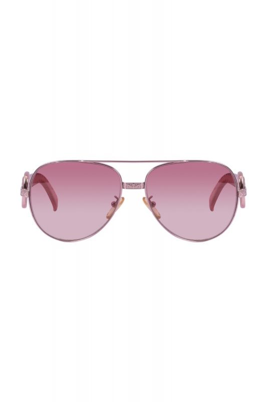 Fendi Pink FS411 Aviator Sunglasses