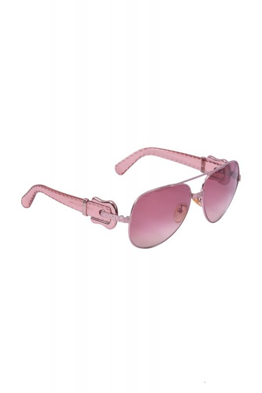 Fendi Pink FS411 Aviator Sunglasses