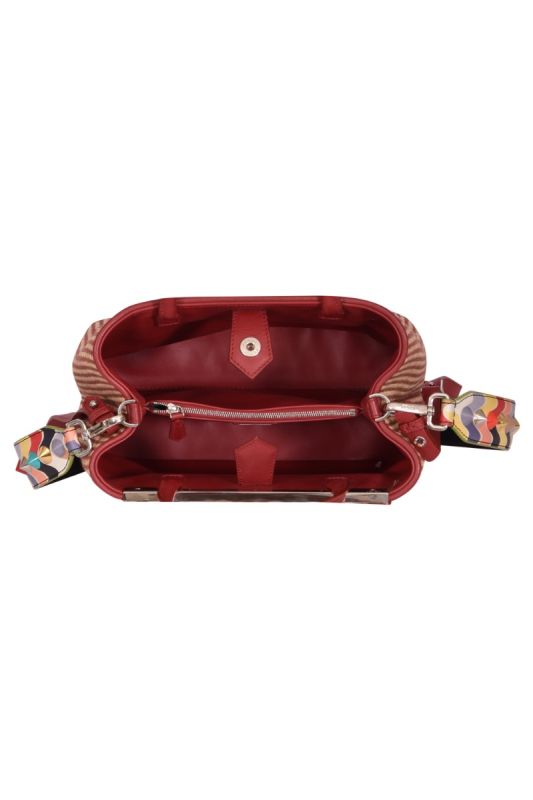 Fendi Raffia & Leather Flowerland Embellished 2jours Tote Bag