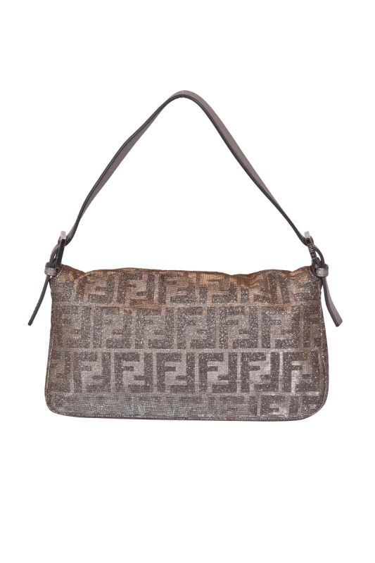 Fendi Shimmer Zucca Baguette