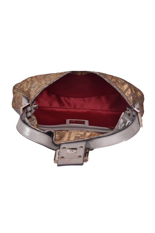 Fendi Shimmer Zucca Baguette