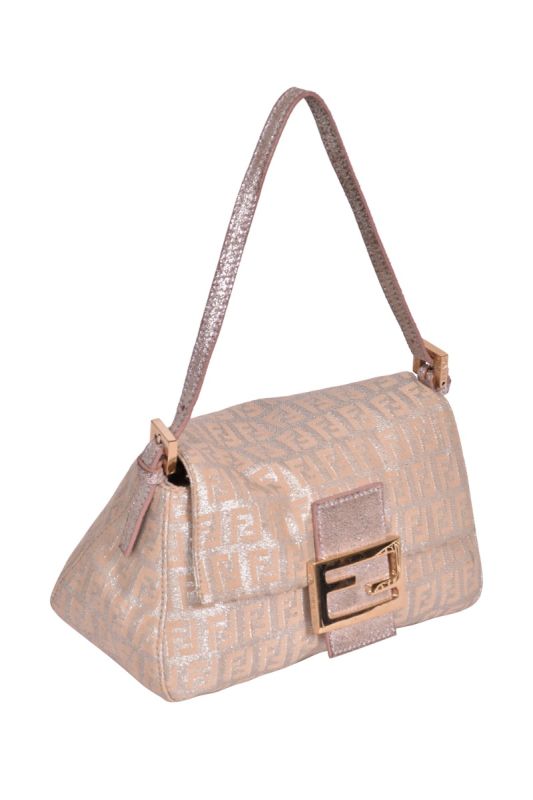 Fendi ShimmerZucca Mamma Baguette