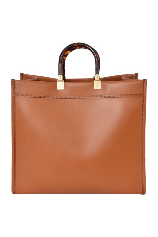 Fendi Sunshine Leather Large Tote Bag