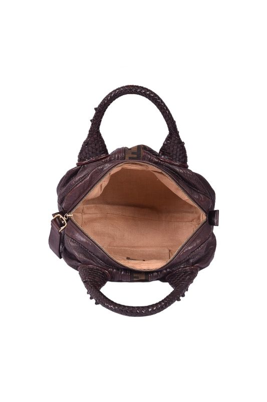 FENDI TOBACCO ZUCCA SPY BAG