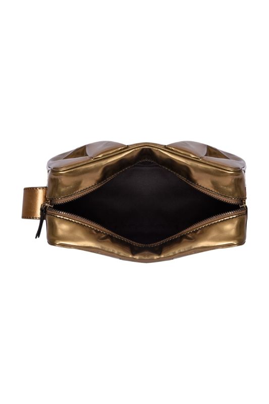 Fendi Vintage Metallic Leather Shoulder Bag