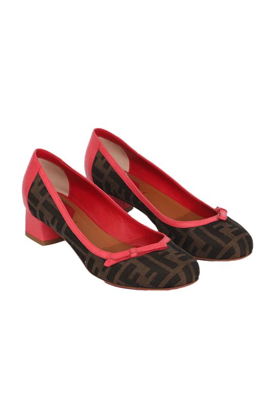 Fendi Zucca Ballet EU 37 Pumps