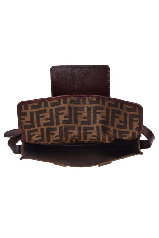 Fendi Zucca Canvas Baguette