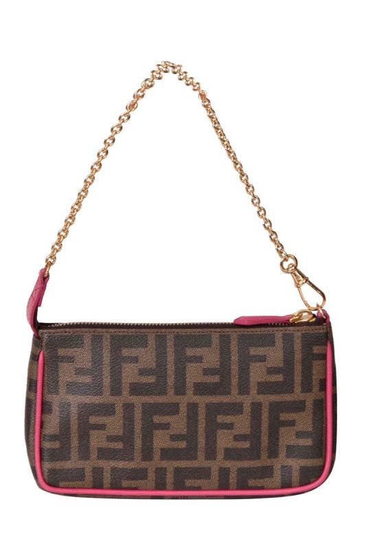 Fendi zucca Canvas Mini Pochette