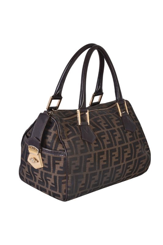 FENDI ZUCCA CHEF BOSTON BAG