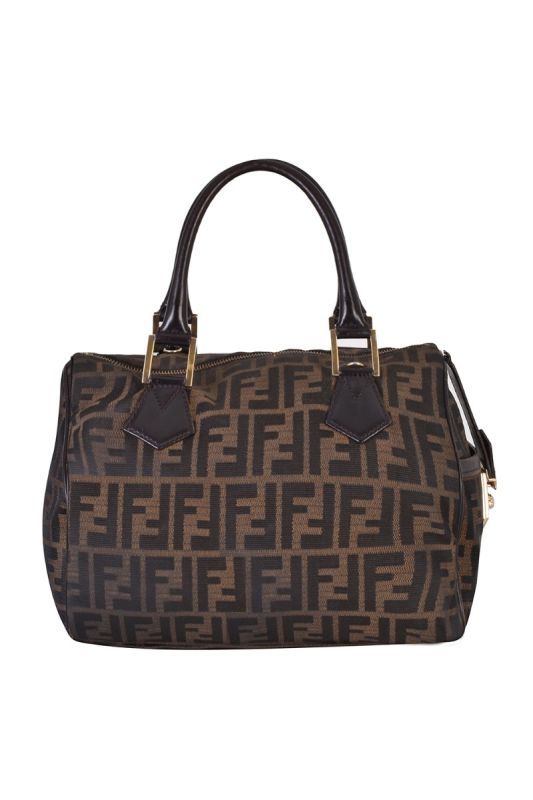 FENDI ZUCCA CHEF BOSTON BAG