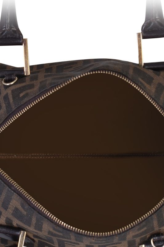 FENDI ZUCCA CHEF BOSTON BAG