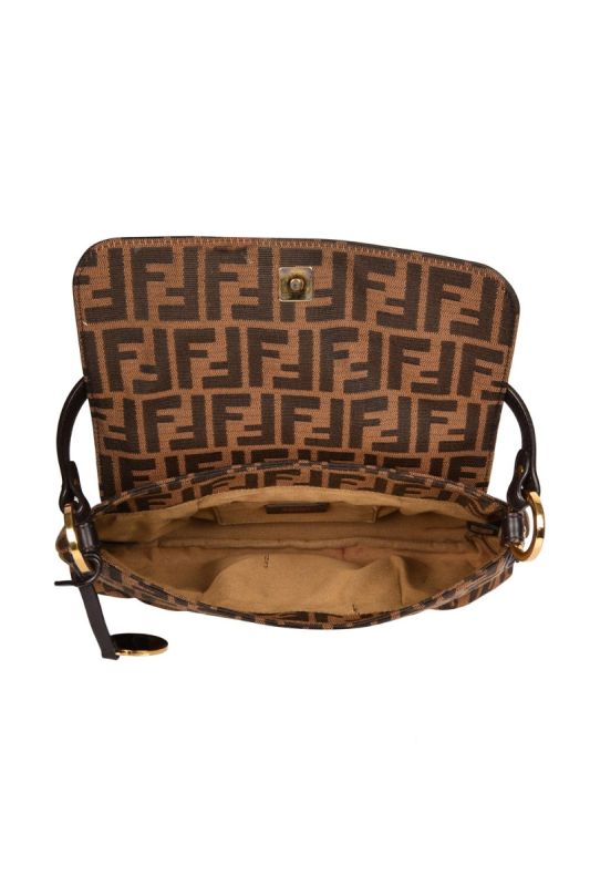 FENDI ZUCCA CHEF FLAP BAG