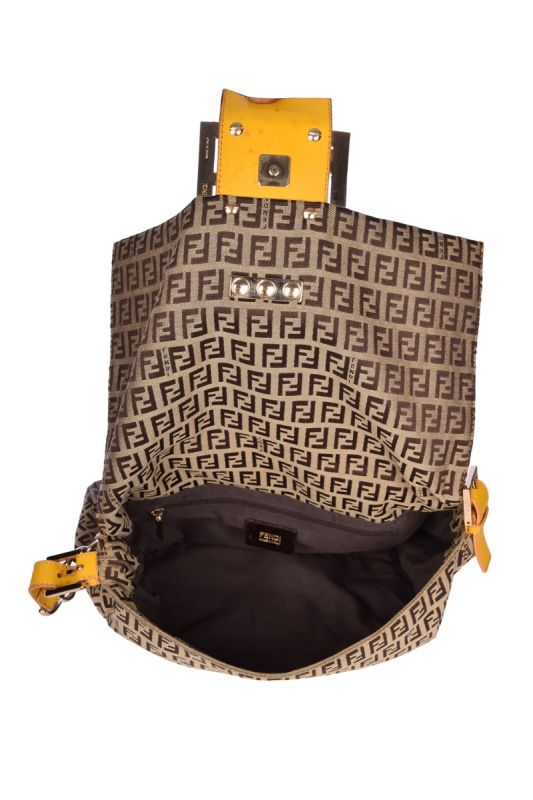 FENDI ZUCCA MAMMA BAGUETTE BAG