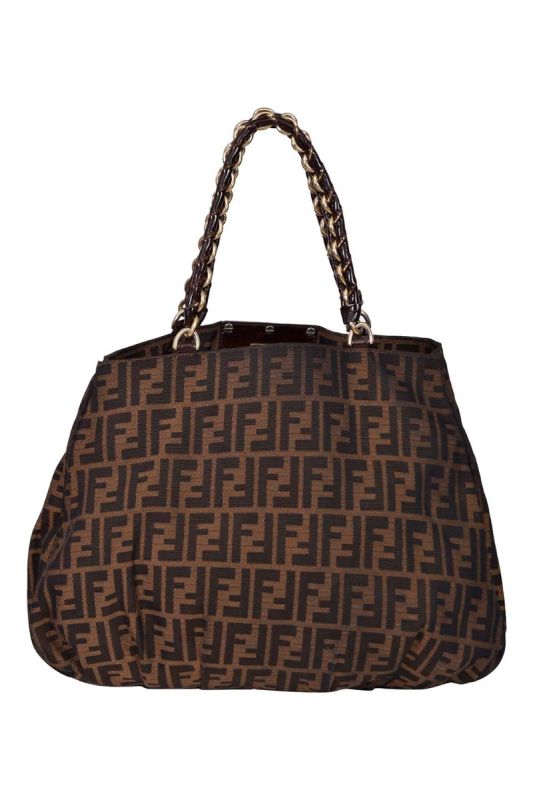 Fendi Zucca Mia Large Tote Bag