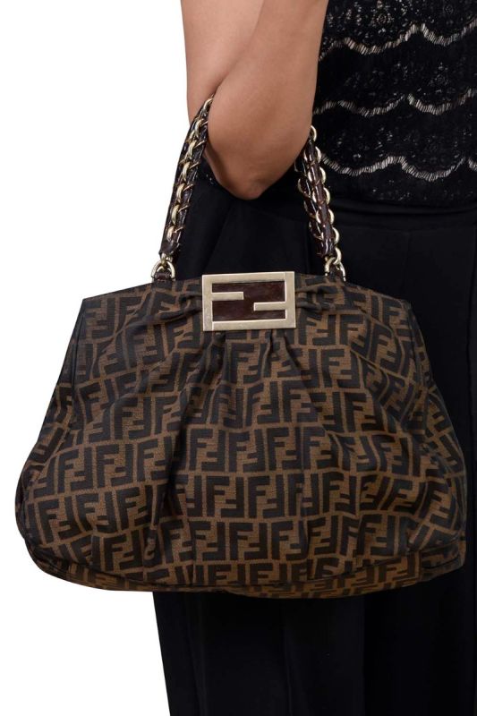 Fendi Zucca Mia Large Tote Bag