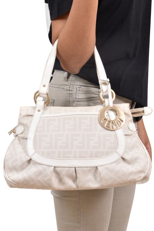 Fendi Zucca Spalmati Large Chef Shopper Bag