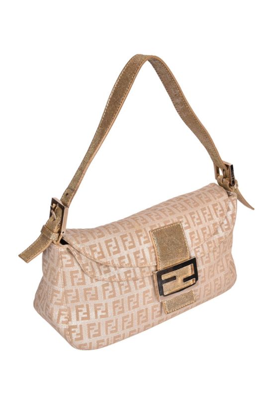 FENDI ZUCCHINO DOUBLE FLAP BAG