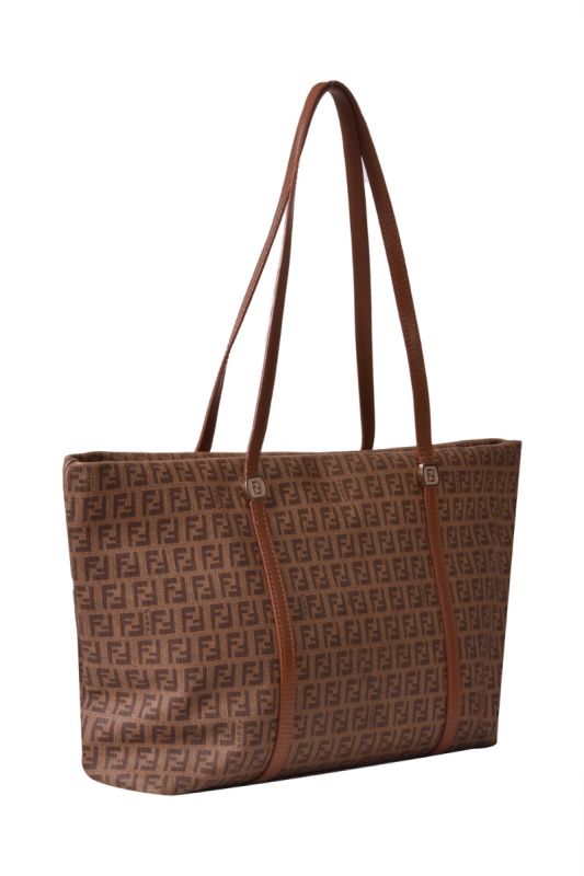 Fendi Zucchino Shopper Tote Bag