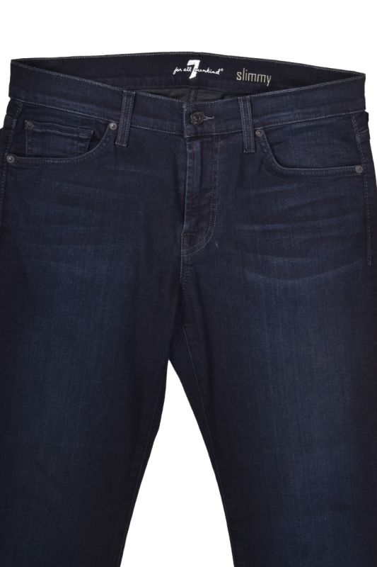 For All 7 Mankind Navy Blue Denims