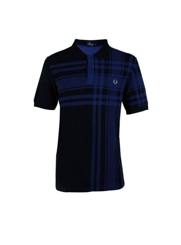 FRED PERRY BLUE STRIPED T SHIRT