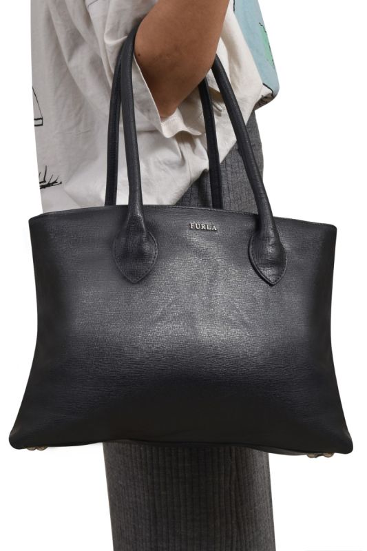 Furla Era Black Tote Bag